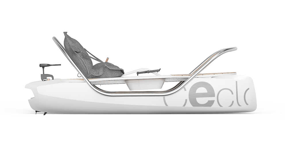 Ceclo Original Yamaha waterfiets elektrisch zij-aanzicht Ceclo Original Yamaha waterfiets elektrisch zij-aanzicht