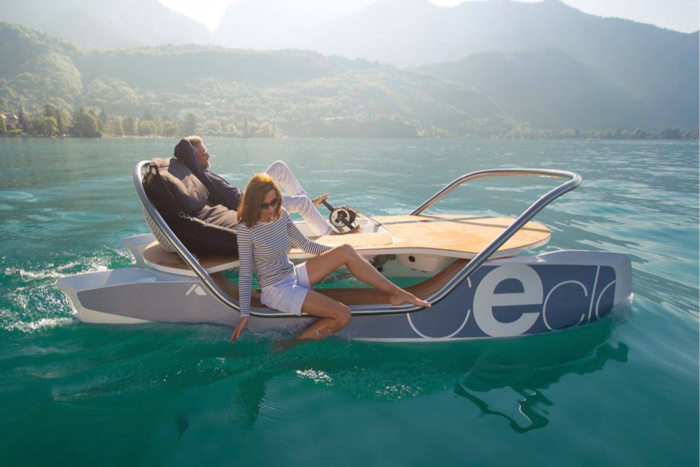 unieke ervaring op een Ceclo waterfiets Romantisch tochtje op een Ceclo waterfiets